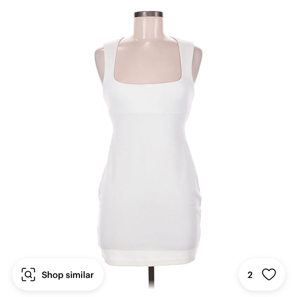 Zara Cream Sleeveless Mini Dress - Picture 4 of 4